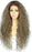 Lace Front Wig Long Dark Brown Human Hair Blend Kinky Curly Lace Front Wig Wavy Long Blonde Front Lace Wig