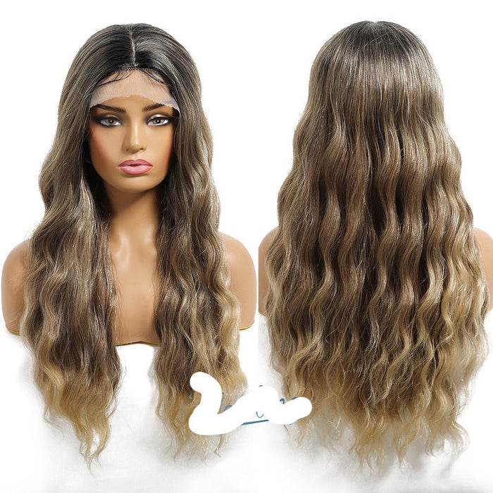 Long Wavy Lace Synthetic Heat Resistant Human Hair Wig