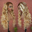 Blonde Ombre Wig Body Wave Human Hair Lace Front Wig With Dark Roots