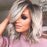 2022 Beautiful Platinum Short Curly Mini Lace Wig