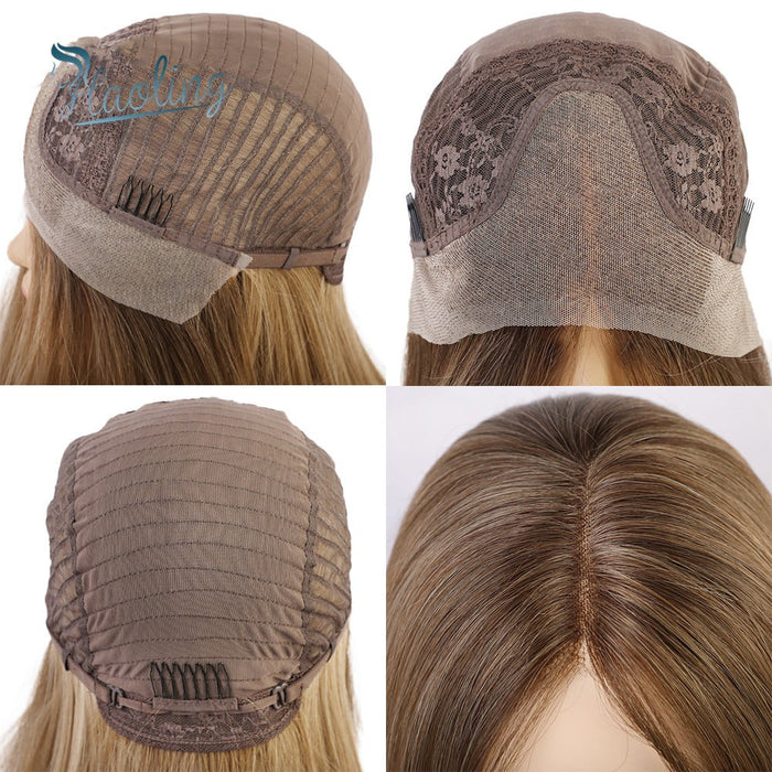 Synthetic Lace Front Density Human Baby Hair Wig