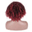 Short Curly Colored Synthetic Human Hair Wig