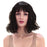 Shoulder length Loose Bob Wavy Curl Human Hair Wig