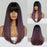 Synthetic Human Hair Wigs With Bangs