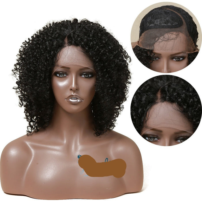 Natural Wavy Glueless Transparent Lace Human Hiar Wigs