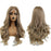 Long Wavy Lace Front Synthetic Human Hir Wigs