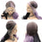 Half Purple Black Lace Front Wigs