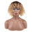 New Synthetic Short Curly without Lace Human Hair Wig