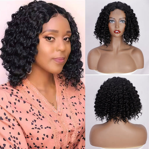 Ins Hot short Deep Wave Wigs