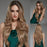 Long Wavy Density Hair Perruque Lace Frontal Human Hiar Wigs