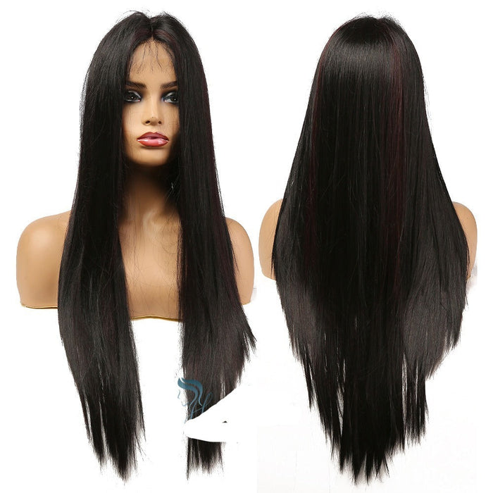 Long Wavy Lace Front Human Hiar Wigs for Black Women