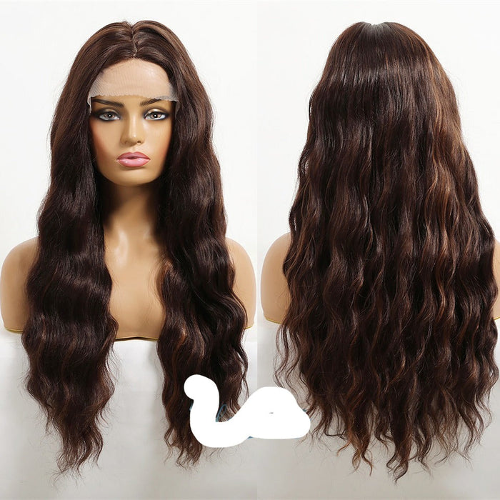 Long Lace Wavy Front Lace Swiss Human Hair Wig