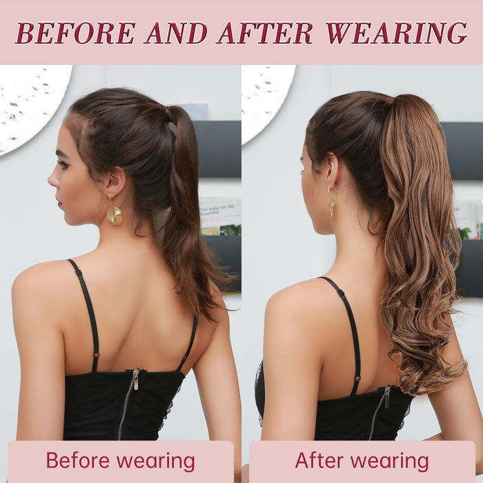 Curly Claw Clip Ponytail Extension Synthetic Clip In Ponytail Hairpiece Jaw Clip Hair Extension