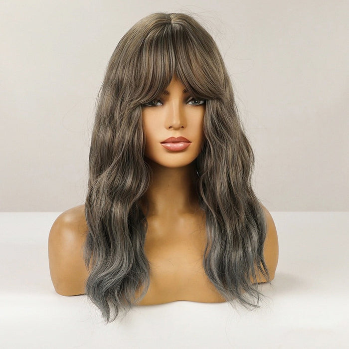 Medium and Long SyntheticHeat-resistant Fiber Human Hair Wig