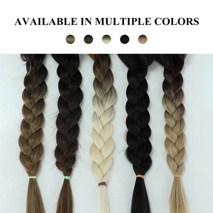 Straight One Piece Full Head Hidden Hairpiece No Wire Secret String Hair Extensions Synthetic Fibe