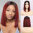 Ins Hot Short Bob Ombre Burgundy Mini Lace Wigs