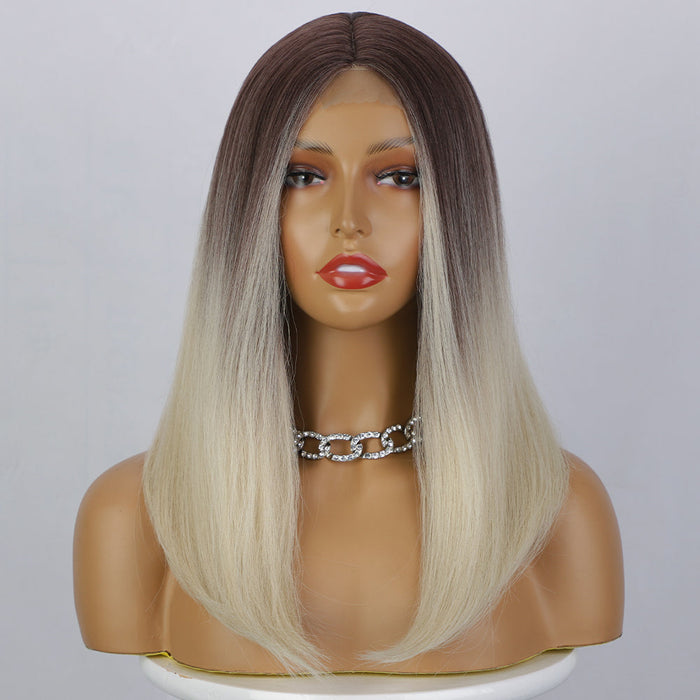 Ins Hot Black to Blonde Mini Lace Front Wigs