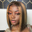 Straight Mix Brown Bob Mini Lace Front Wig