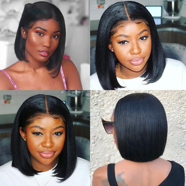 Fashion | Short Straight Bob Lace Front Wigs