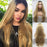 2021 Gold Blonde Straight Mini Lace Front Wigs