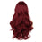 Ins Hot Long Curly Mini Lace Front Red Wigs