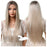 Straight Lace Front Synthetic Human Hir Wigs