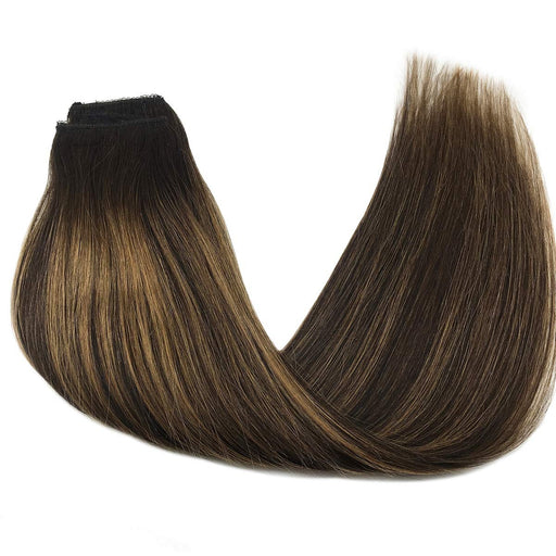 Human Hair Virgin Indian Halo Hair Extensions