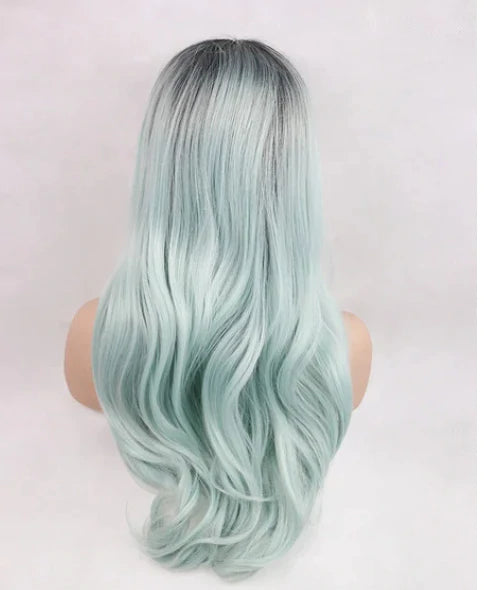 Mint Synthetic Lace Front Wig