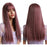 Layered Synthetic Long Straight Human Hir Wigs with Side Part Bangs