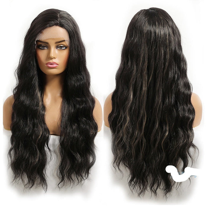 Long Lace Wavy Front Lace Swiss Human Hair Wig