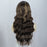 Ins Hot Brown Mixed Blonde Long Wavy Mini Lace Front Wigs