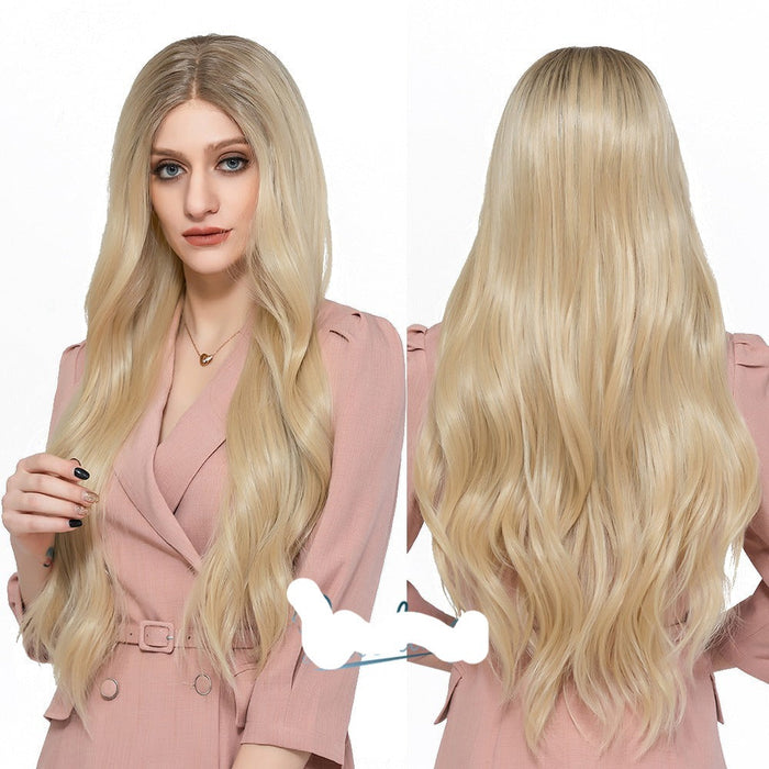 Long Wavy Lace Synthetic Heat Resistant Human Hair Wig