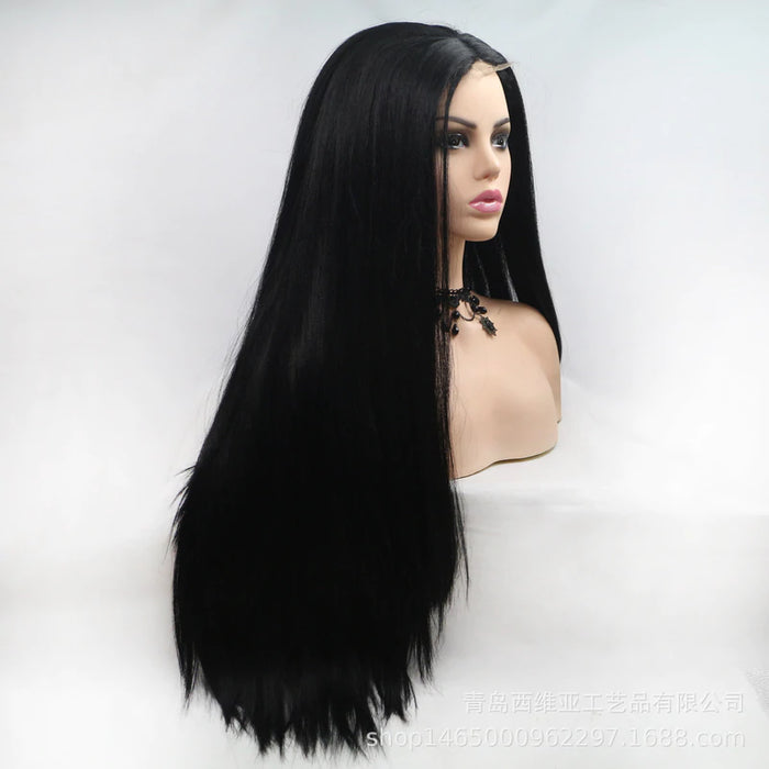 2021 Black Hot Straight Mini Lace Front Wigs