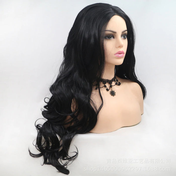 2021 Black Wave Mini Lace Front Wigs