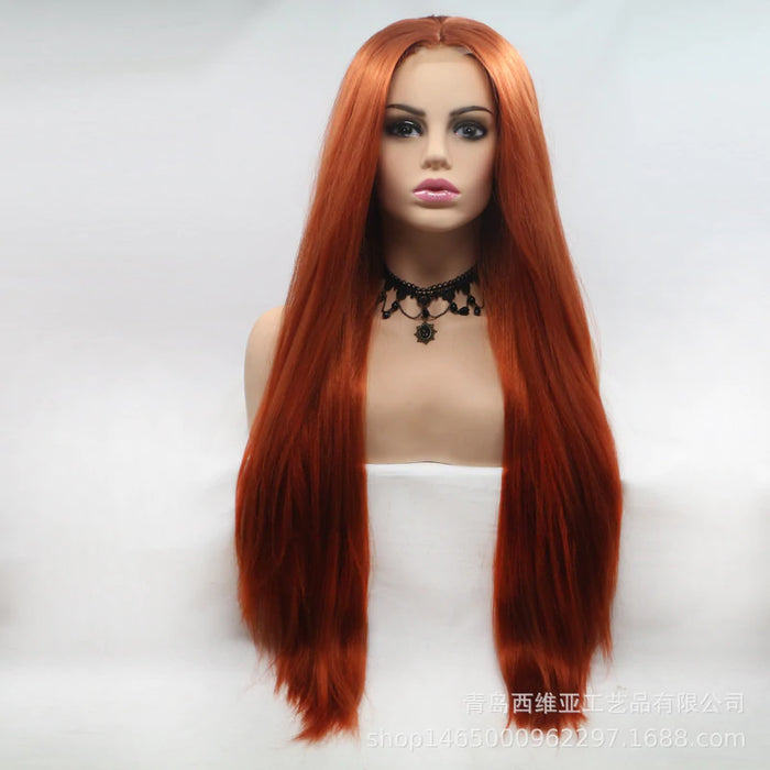 2021 Red Straight Mini Lace Front Wigs