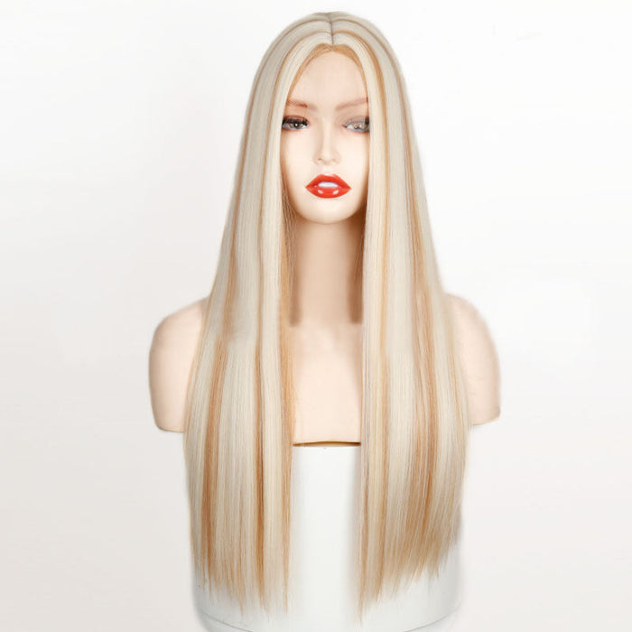 Women' s Blonde Straight Hot Mini Lace Front Wig