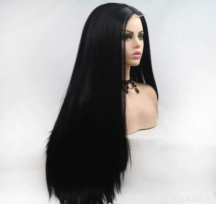 2021 Black Hot Straight Mini Lace Front Wigs