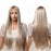 Lace Front T Part Synthetic  Human Hair Wig