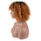 New Synthetic Short Curly without Lace Human Hair Wig