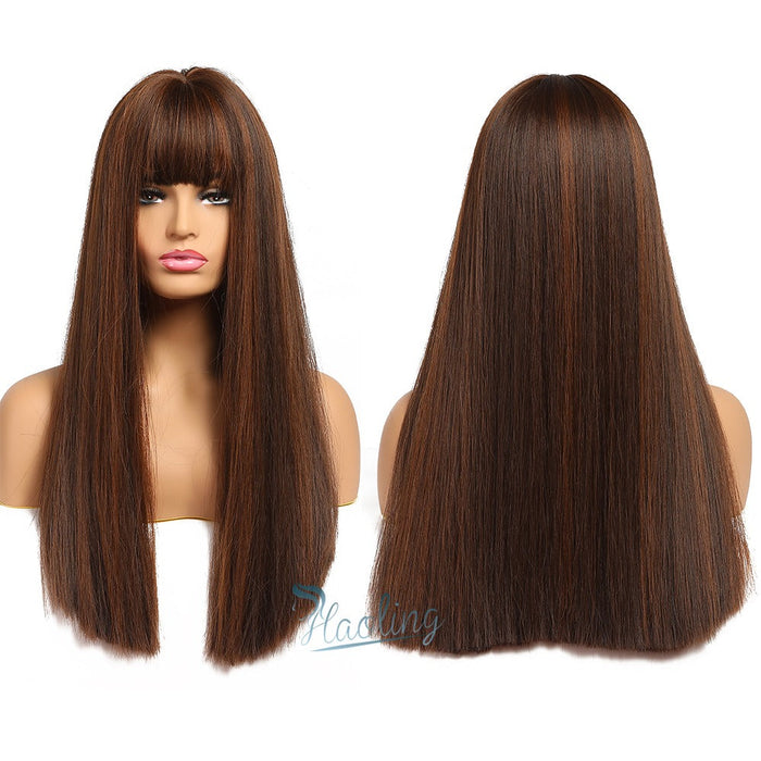 Silky Straight Synthetic Hair Wig