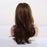 Long Wavy Synthetic Hair Lace Front Side Part Human Hair Wig