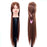 30 Inches Training Head Hairdressing Dolls Head Very Long Hair Female Mannequin Hairdressing Styling Professional Synthetic Hair