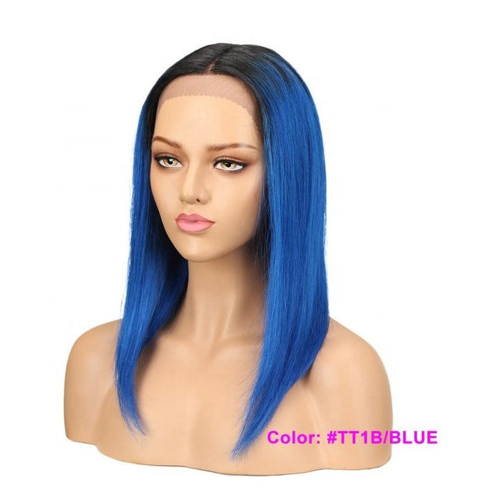 Transparent Full hd Middle Part Lace Long Straight Wave Human Hair Wig