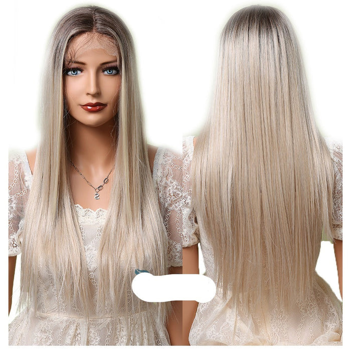 Wavy Lace Highlight Front Lace Human Hiar Wigs