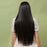 Long Straight Front Lace High Synthetic Human Hair Wig