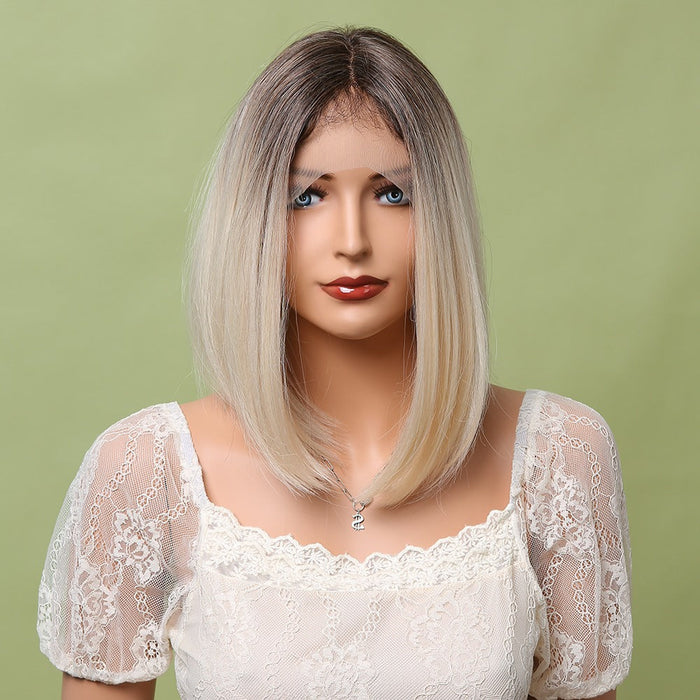 Copy of Fashion Lace Front Synthetic Straight Natural Hair Human Hair Wig