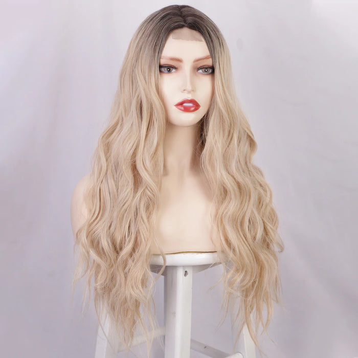 Blonde Body Wave Golden Mini Lace Front Wigs