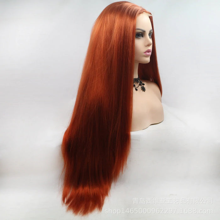 2021 Red Straight Mini Lace Front Wigs