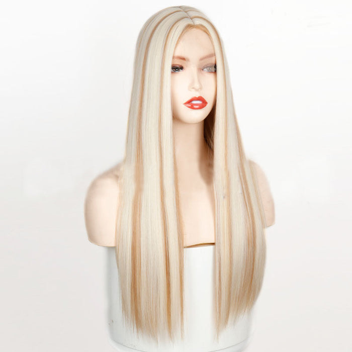 Women' s Blonde Straight Hot Mini Lace Front Wig