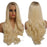 Straight Lace Front Synthetic Human Hir Wigs